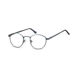 Okulary korekcyjne, oprawki, szkła - Lenonki zerowki Okulary Oprawki korekcyjne 793B niebieskie - grafika 1