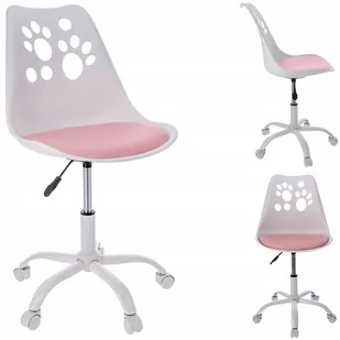 Fotel biurowy, krzesło biurowe KRZESŁO biurowe na kółkach obrotowe dziecięce - Fotele i krzesła biurowe - miniaturka - grafika 4