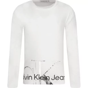 CALVIN KLEIN JEANS Bluzka | Regular Fit - Bluzy dla dziewczynek - miniaturka - grafika 1