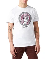 Koszulki męskie - Mister Tee Mister Tee Męski I Love It T-shirt, biały, XL MT910 - miniaturka - grafika 1
