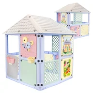 Place zabaw - Mochtoys Domek Ogrodowy Dla Dzieci Smart House Dom Na Ogród Z Obrotowymi Ścianami I Przesuwnymi Okiennicami - miniaturka - grafika 1