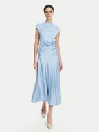 Sukienki - Imperial Sukienka koktajlowa AEAOJBA Błękitny Regular Fit - miniaturka - grafika 1