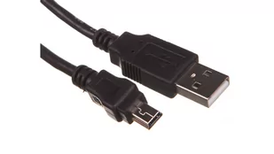 Wentronic 1,8 m USB 2.0 Cable kablem USB A/wtyczka  wtyczka B Mini 5biegunów/1.8 m, czarny 1 szt. 4040849507670 - Kable komputerowe i do monitorów - miniaturka - grafika 2