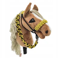 Maskotki i pluszaki - Halter plus wodze - koń na kiju - różne kolory - miniaturka - grafika 1