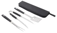Akcesoria do grilla - Sztućce do grilla ze stali nierdzewnej PRETTY BBQ, czarny, srebrny - miniaturka - grafika 1