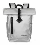 Plecaki - Plecak rolowany podróżny Travelite Wodoodporny srebrny - miniaturka - grafika 1