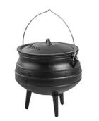 Kociołki - Kociołek afrykański z pokrywą, żeliwny, 9 L - miniaturka - grafika 1