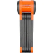 Zabezpieczenia do roweru - Kryptonite Zapięcie rowerowe Evolution 790 Folding lock Składane Czarno-pomarańczowy Raty K005636 - miniaturka - grafika 1