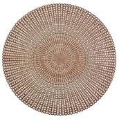 Obrusy i serwetki - Zeller zestaw podkładek "Cut Out", PCW, okrągła,  41, różne kolory, miedź 26819 - miniaturka - grafika 1