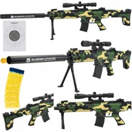 Zabawki militarne - KARABIN MORO LUNETA PISTOLET DWÓJNÓG KULKI - miniaturka - grafika 1