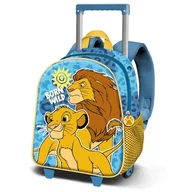 Plecaki - Disney Król Lew Wild-mały plecak 3D z kółkami, niebieski, 26 x 34 cm, pojemność 7 l, Niebieski Król Lew, Jeden rozmiar, Mały plecak 3D z kółkami - miniaturka - grafika 1