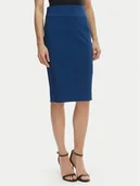 Spódnice - Rinascimento Spódnica ołówkowa CFC0128651003 Niebieski Slim Fit - miniaturka - grafika 1