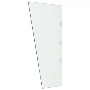 Lumarko Ścianka do zadaszenia drzwi, przezroczysta, 50x100 cm, szkło! - Moskitiery - miniaturka - grafika 1