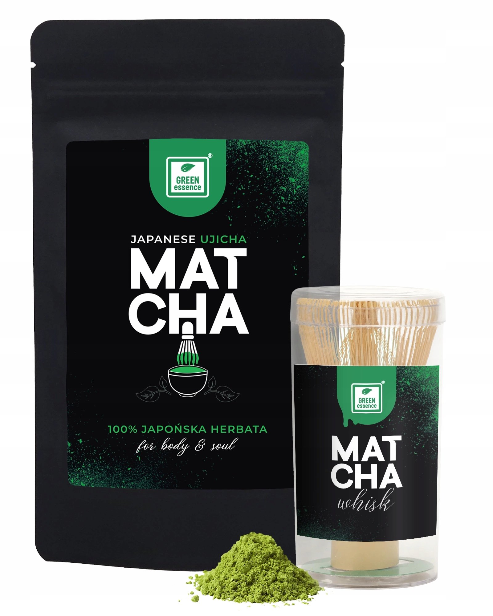 Zestaw Matcha Japońska Ujicha 100G Chasen herbata codzienna uji kyoto