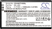 Baterie do telefonów - TECHTEK Baterie kompatybilny z [Nokia] 105 2023, 105 4G, TA-1551, TA1385-DS zastępuje BL-L5H - miniaturka - grafika 1