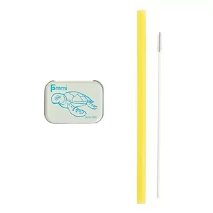 Fommi Fommi Słomka Wielorazowa w Pudełku Yellow blueocean-34872-0 - Akcesoria do karmienia - miniaturka - grafika 1
