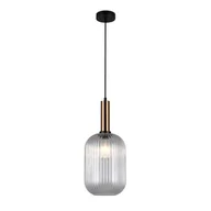 Lampy sufitowe - Italux Antiola PND-5588-1L-BRO+CL PND-5588-1L-BRO+CL - miniaturka - grafika 1