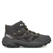 Buty trekkingowe męskie - Trekkingi Jack Wolfskin Vojo Tour Texapore Mid A62072 Beżowy - miniaturka - grafika 1