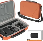 Torby fotograficzne i futerały - TORBA ETUI CASE COMBO FUTERAŁ DO DJI OSMO ACTION 6 / 5 PRO / 4 / 3 + AKCESORIA POMARAŃCZOWY - miniaturka - grafika 1