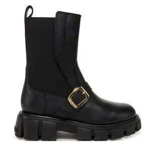 Sztyblety LOVE MOSCHINO JA24105G1NIA000036 Czarny - Botki damskie - miniaturka - grafika 1