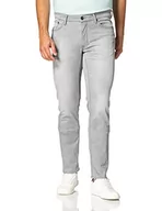 Spodenki męskie - BRAX Męskie spodnie slim fit jeans Style Chuck Stretch bawełna, Light Grey Used, 44W / 34L - miniaturka - grafika 1