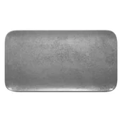 Talerze - PORCELANA RAK Talerz prostokątny 38x21 cm Shale szary - miniaturka - grafika 1