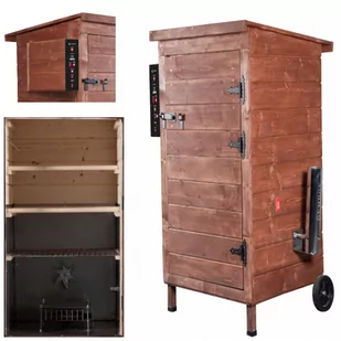 Wędzarnia Smoker Realhunter Optimum 200 L 1500W Orzech - Grille - miniaturka - grafika 1