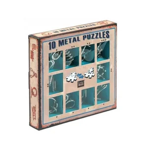 G3 Łamigłówki metalowe 10 sztuk zestaw niebieski - Poradniki hobbystyczne - miniaturka - grafika 3