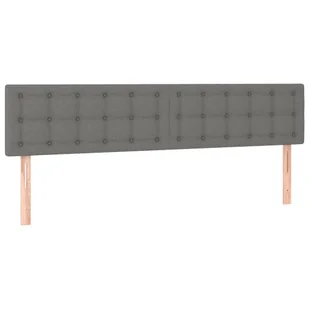 Lumarko Łóżko kontynentalne z materacem, ciemnoszara tkanina 180x200 cm - Łóżka - miniaturka - grafika 7