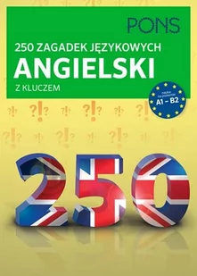Pons 250 zagadek językowych angielski z kluczem - LektorKlett - Książki do nauki języka angielskiego - miniaturka - grafika 1