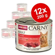 Mokra karma dla kotów - Korzystny pakiet Animonda Carny Adult, 12 x 200 g - Indyk z jagnięciną - miniaturka - grafika 1