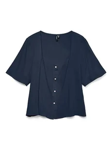 Vero Moda Bluzka w kolorze granatowym - Bluzki damskie - miniaturka - grafika 1