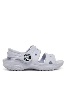 Crocs Sandały Classic Kids Sandal T 207537 Fioletowy - Buty dla dziewczynek - miniaturka - grafika 1