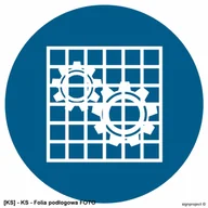 Tablice BHP - SIGNPROJECT GJ027 - Nakaz stosowania osłony 350x350 - miniaturka - grafika 1