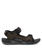 Sandały męskie - Jack Wolfskin Sandały Lakewood Cruise Sandal M 4019011 Brązowy - miniaturka - grafika 1