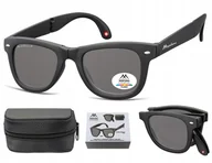 Okulary przeciwsłoneczne - SKŁADANE Polaryzacyjne Okulary Unisex Nerdy mat - miniaturka - grafika 1