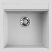 Zlewozmywaki - ELLECI Zlew BEST 104 bianco (G68) GRANITEK (LGB10468) - miniaturka - grafika 1