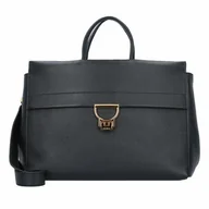 Torebki damskie - Coccinelle Arlettis Torba Skórzany 37 cm Komora na laptopa czarny - miniaturka - grafika 1