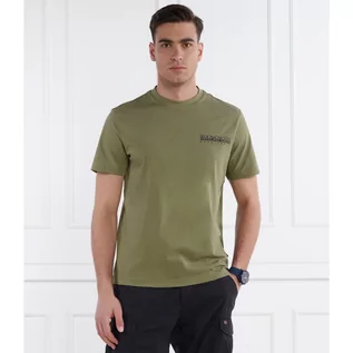 Koszulki męskie - Napapijri T-shirt S-TAHI BLACK | Regular Fit - grafika 1