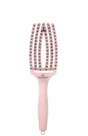 Szczotki i grzebienie do włosów - Olivia Garden Fingerbrush Combo szczotka z włosiem dzika średnia różowa - miniaturka - grafika 1