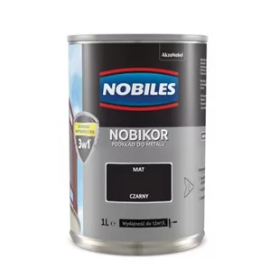 Farba gruntująca Nobikor Czarny 1 l Nobiles - Grunty do ścian - miniaturka - grafika 1