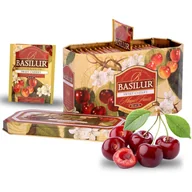 Herbata - BASILUR SWEET CHERRY czarna herbata cejlońska w saszetkach, w ozdobnej puszce 20x2 g x1 - miniaturka - grafika 1