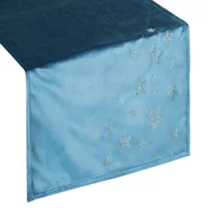 Obrusy i serwetki - Obrus 40 x 140 Eurofirany Dekoracyjny Dalia Granatowy - miniaturka - grafika 1