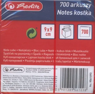 Herlitz Sp. z o. o. NOTES KOSTKA 8/8/3 BIG - Notesy i bloczki - miniaturka - grafika 4