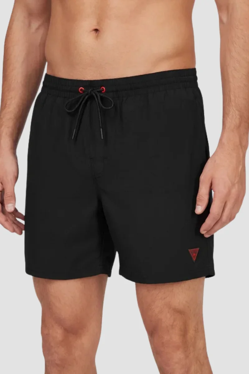 GUESS Czarne męskie kąpielówki New Basic XL