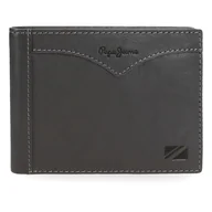 Portfele - Pepe Jeans Kurtka Portfel z portmonetką szary 12,5x9,5x1 cm Skóra by Joumma Bags, Szary, Talla única, Portfel z portfelem - miniaturka - grafika 1