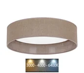 Lampy sufitowe - Brilagi - LED Plafon VELVET LED/24W/230V 3000/4000/6400K brązowy - miniaturka - grafika 1