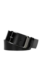 Paski - Wojas Skórzany pasek w kolorze czarnym - miniaturka - grafika 1