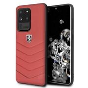 Etui i futerały do telefonów - Ferrari Hardcase FEHQUHCS69RE S20 Ultra G988 czerwony/red Heritage - miniaturka - grafika 1
