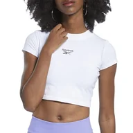 Koszulki sportowe damskie - Reebok Classics Tight Cropped Top > GJ4896 - miniaturka - grafika 1
